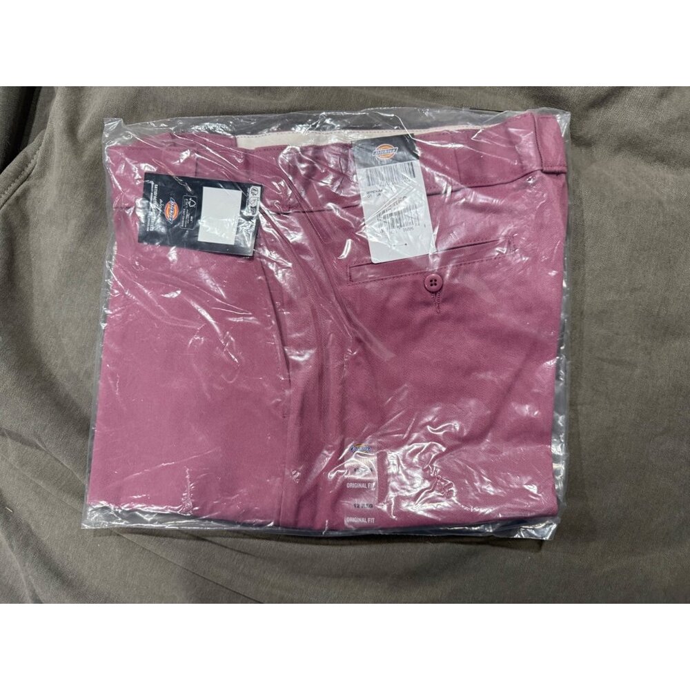 Dickies Womens 874 Original Fit Work Pants 12 Reg Berry Durable Uniform Easy Car